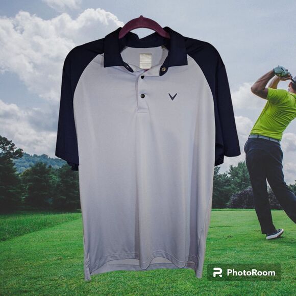 Callaway Polo Opti‎ Dri Blue Size M - Picture 1 of 2